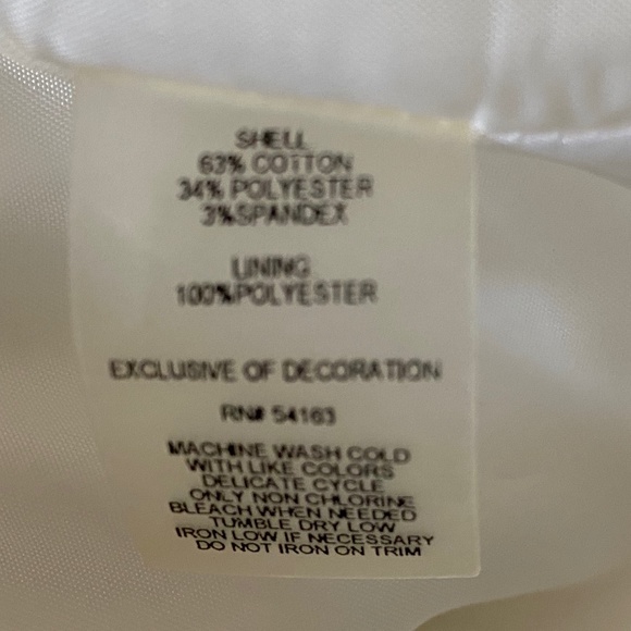 Calvin Klein Off-White Office Skirt Size 8 - Picture 5 of 5